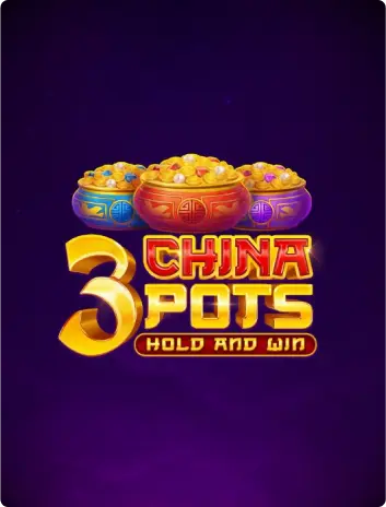 3 china pots